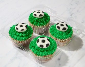 FreshDirect Soccer Cupcakes Carrot Cake
